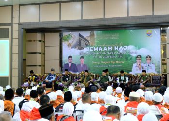 Lepas 374 Jama’ah Calon Haji, Wagub Sani : Mereka Orang-orang Pilihan 