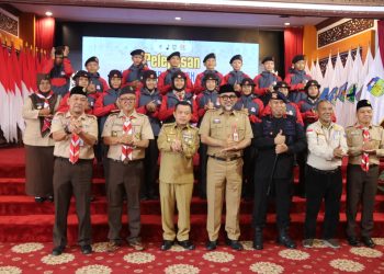 Gubernur Al Haris Lepas Kontingen Pramuka Jambi Ikuti Lomba Tingkat V Nasional