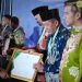 Wagub Abdullah Sani Terima Penghargaan Pembina K3 dari Menteri Ketenagakerjaan RI