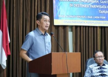 PJ Bupati Bachyuni Buka Pelatihan Kebersihan Lingkungan, Sanitasi dan Pengelolaan Sampah Pelaku Wisata