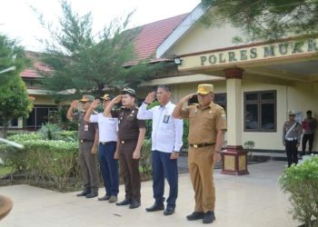 Sekda Budhi Hartono Hadiri Apel Gelar Pasukan Operasi Mandiri Kewilayahan Patuh Polda Jambi Tahun 2023