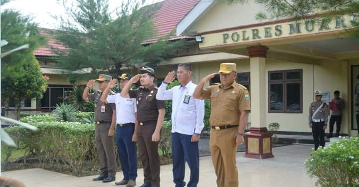 Sekda Budhi Hartono Hadiri Apel Gelar Pasukan Operasi Mandiri Kewilayahan Patuh Polda Jambi Tahun 2023