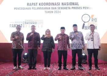 Gubernur Al Haris Membuka Rakornas Pencegahan Pelanggaran dan Sengketa Proses Pemilu Tahun 2024