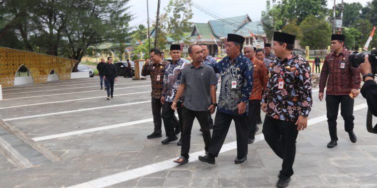 Wagub Abdullah Sani Tinjau Persiapan Lokasi MTQ Ke- 52 Tingkat Provinsi Jambi di Sarolangun 