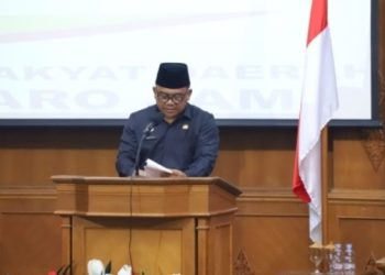 Sekda Budhi Hartono Hadiri Rapat Paripurna