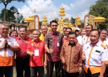 Bachyuni Deliansyah Hadiri Puncak Peringatan Hari Waisak Bersama Di Candi Muaro Jambi