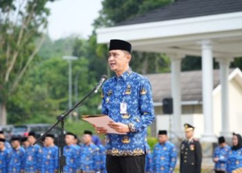 Bachyuni Deliansyah jadi Inspektur Upacara Peringatan Hari Lahir Pancasila 