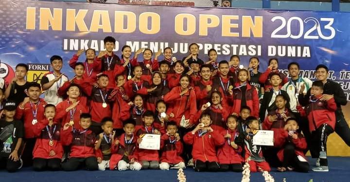 Tim Karate Inkado Jambi Raih 16 Medali di Ajang Inkado Open 2023