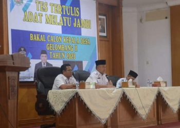 Tes Tertulis Adat Melayu Jambi Bakal Calon Kepala Desa Gelombang ll Tahun 2023