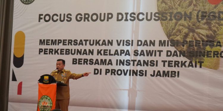 Gubernur Al Haris Minta Pengusaha Miliki Desain Perencanaan Kelapa Sawit Berkelanjutan