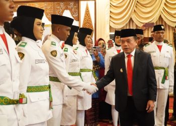 Kukuhkan Paskibraka Provinsi Jambi 2023, Gubernur Al Haris : Bertugas Penuh Semangat dan Cintai Merah Putih
