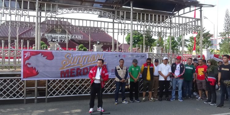 Gubernur Jambi Al Haris Lepas Peserta Sunday Morning Ride