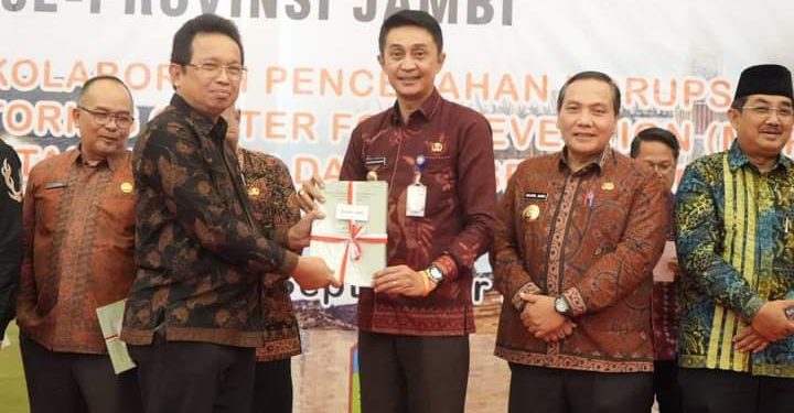 PJ Bupati Muaro Jambi Hadiri Rakor Pemberantasan Korupsi Bersama KPK