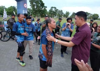 Pj Bupati Muaro Jambi,Sekda Beserta Forkopimda Sambut Tim Kick Off The Rising Tide A Resonance 2023