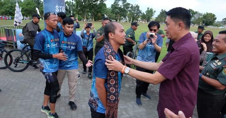 Pj Bupati Muaro Jambi,Sekda Beserta Forkopimda Sambut Tim Kick Off The Rising Tide A Resonance 2023