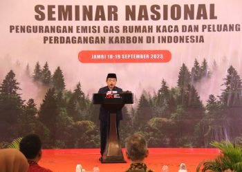 Gubernur Al Haris : Jambi Punya Karbon Yang Luar Biasa
