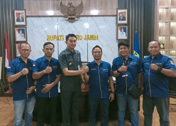 Pj Bupati Bachyuni Deliansyah Menerima Audiensi Karang Taruna Kabupaten Muaro Jambi 