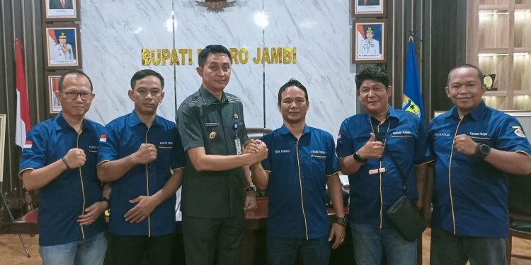 Pj Bupati Bachyuni Deliansyah Menerima Audiensi Karang Taruna Kabupaten Muaro Jambi 