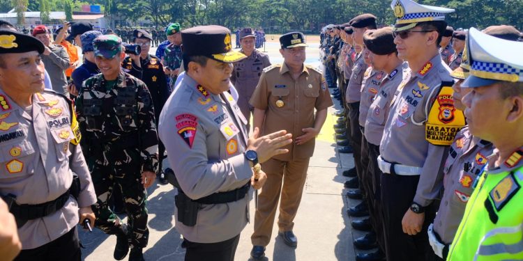 Pemilu Segera Berlangsung, Polda Sulsel Apel Gelar Pasukan Operasi Mantap Brata 2023-2024