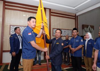 Pj Bupati Bachyuni Deliansyah Melantik dan Kukuhkan Pengurus Karang Taruna Kabupaten Muaro Jambi Periode 2022-2027