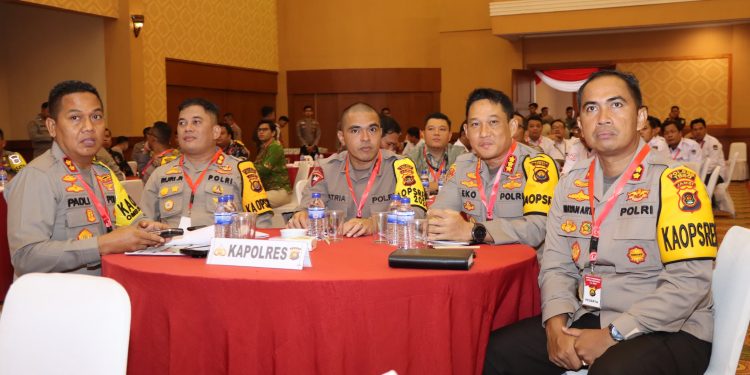 Kapolresta Jambi Hadiri Rakor Lintas Sektoral OMB Rangka Pengamanan Pemilu 2023-2024