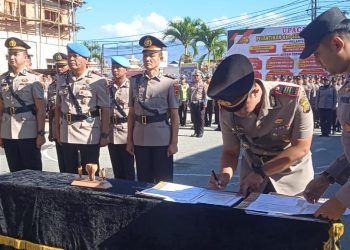 Polres Kerinci Gelar Acara Serah Terima Jabatan Kasat dan Kapolsek