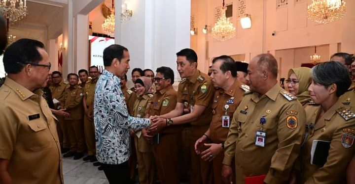 Pj Bupati Muaro Jambi Hadiri Pengarahan Presiden Joko Widodo di Istana Negara