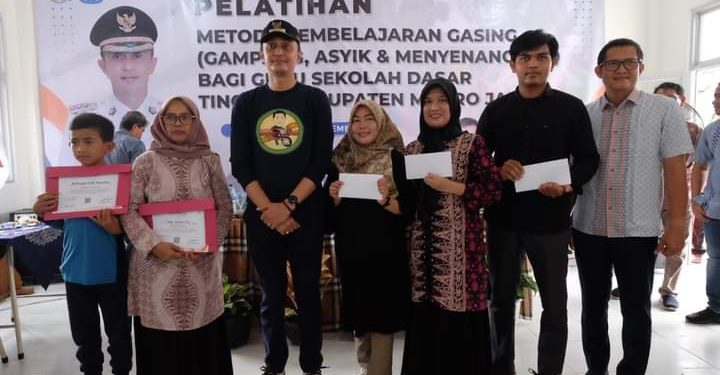 Pj Bupati Muaro Jambi Resmi Menutup Pelatihan Pembelajaran Matematika Metode Gasing