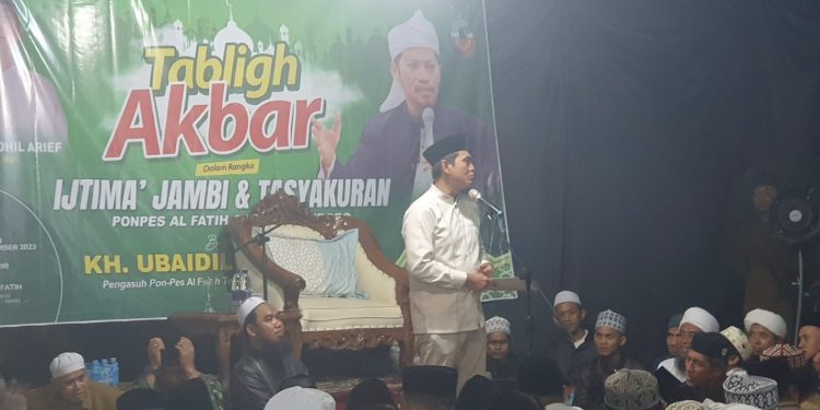Tabligh Akbar di Pesantren Al fatih, Bupati Fadhil Apresiasi pendirian pesantren guna mencetak generasi islami