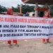 Karyawan SPBU Mersam Demo Tuntut Gaji 11 Bulan Dibayarkan