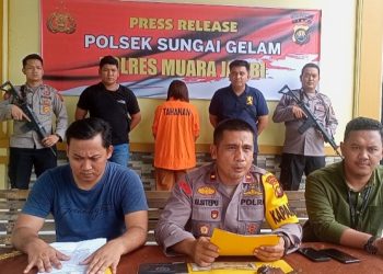 Tim Opsnal Polsek Sungai Gelam Amankan Wanita Pelaku Penipuan Rp 800 Juta