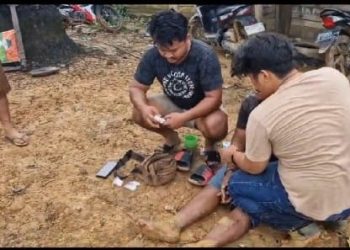 Dibekuk Polisi, Bandar Narkoba di Batanghari Ngaku Jual Sabu ke Pekerja Illegal Drilling 