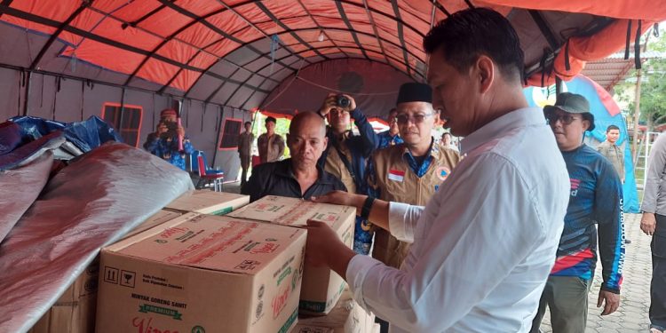 Peduli Korban Banjir, Bupati Fadhil Segera Salurkan Bantuan Pangan