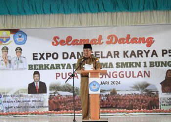Wagub Abdullah Sani Apresiasi Expo dan Gelar Karya P5 di SMK N 1 Bungo