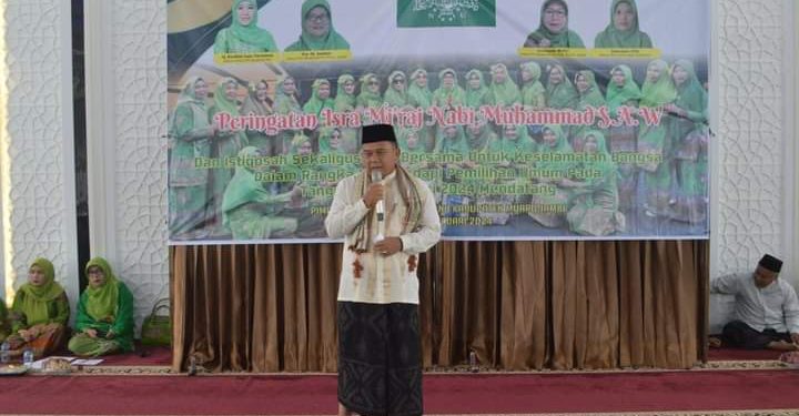 Sekda Budhi Hartono Hadiri isra’ Mi’raj dan Istighosah Bersama Muslimat NU Muaro Jambi 