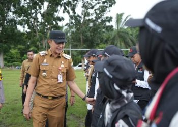 PJ Bupati Muaro Jambi Hadiri Apel Siaga Masa Tenang Pemilu 2024