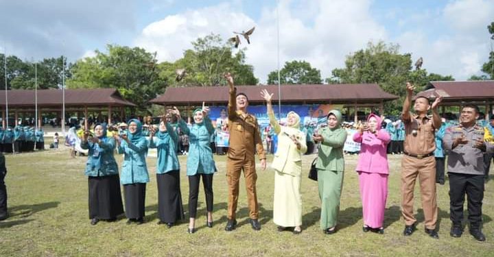 Bachyuni Deliansyah Hadiri Pembukaan Jambore PKK Kabupaten Muaro Jambi Tahun 2024 