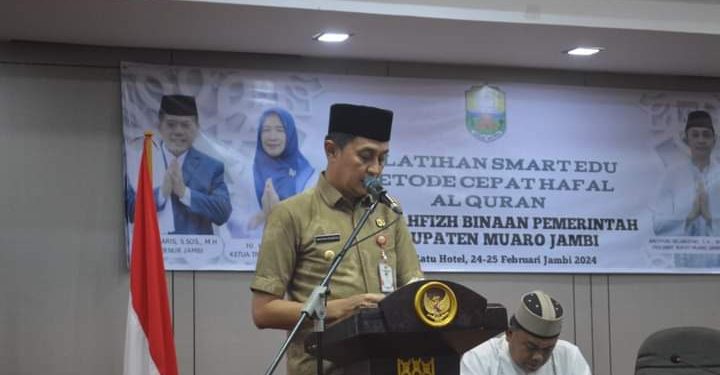 Penjabat Bupati dan Sekda Muaro Jambi Hadiri Pelatihan Smartedu Metode Cepat Hapal Al-Quran