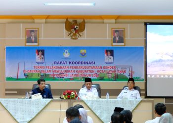 Wagub Sani: Rakortek Dapat Percepat Terwujudnya Kota Layak Anak di Provinsi Jambi