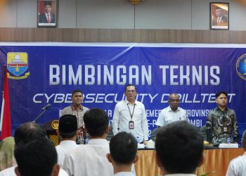 Diskominfo Provinsi Jambi Perkuat Pengamanan Siber Melalui Bimtek Drill Test Kesiapsiagaan Penanganan Insiden Siber