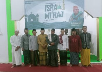 Peringati Isra’ Mi’raj Nabi Muhammad SAW Warga Pematang Bedaro Hadirkan Penceramah dari GP Ansor