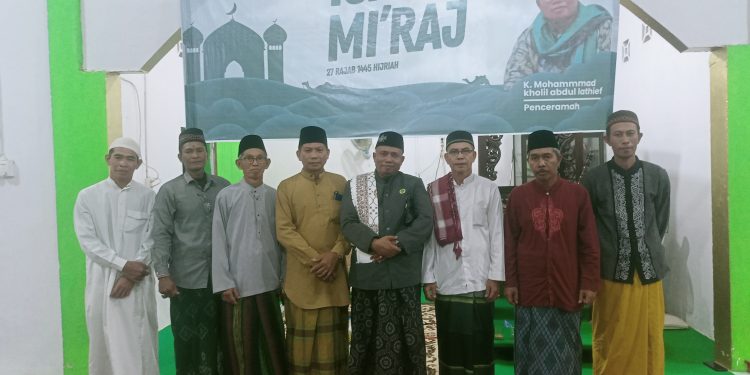 Peringati Isra’ Mi’raj Nabi Muhammad SAW Warga Pematang Bedaro Hadirkan Penceramah dari GP Ansor