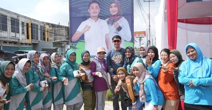 Pj Bupati Muarojambi Senam Bersama Warga Kasang Kumpeh