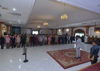 Lantik Ratusan Pejabat, Ini Pesan PJ Bupati Bachyuni Deliansyah 