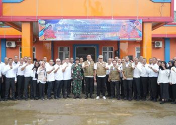 Pj Bupati Bachyuni Buka Pelatihan Tim Reaksi Cepat Penanggulangan Bencana BPBD Muaro Jambi