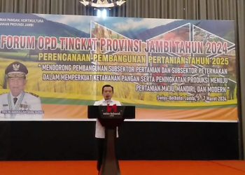 Gubernur Al Haris: Rapat Forum OPD Pertajam Visi Misi dalam Pembangunan Pertahanan Pangan