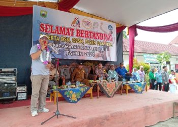 Ratusan Siswa-siswi Antusias Mengikuti Pembukaan OSN,O2SN, FLS2N dan PKPS Tingkat Kecamatan Kumpeh Ulu