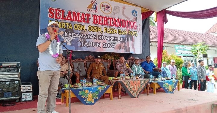 Ratusan Siswa-siswi Antusias Mengikuti Pembukaan OSN,O2SN, FLS2N dan PKPS Tingkat Kecamatan Kumpeh Ulu