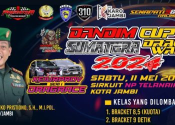 Berhadiah Puluhan Juta, Drag Race Dandim Cup Sumatera Drag Wars Bakal Digelar