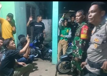 Cegah Perang Sarung, Babinsa dan Bhabinkamtibmas Kasang Pudak Adakan Patroli Gabungan 